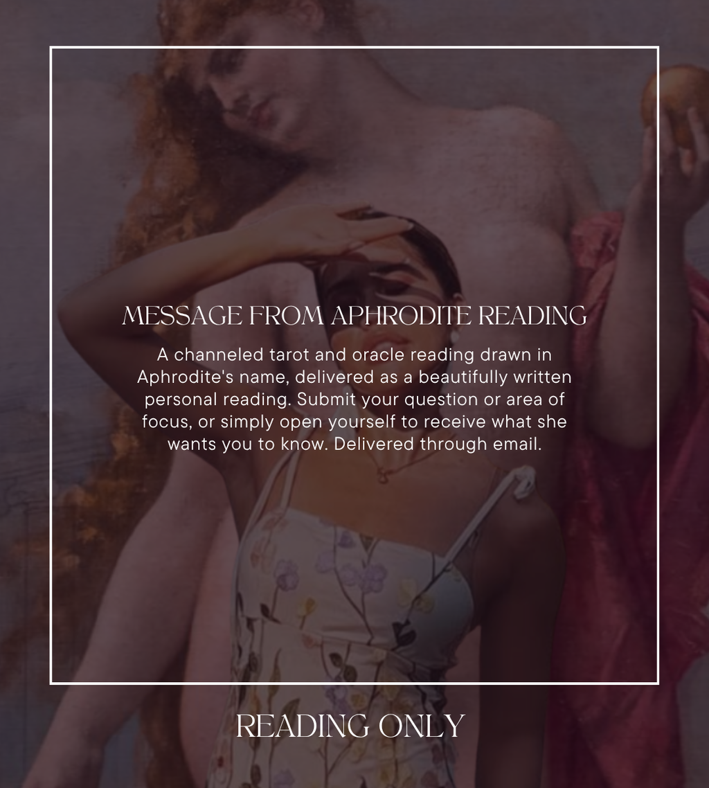 Message from Aphrodite ✦ Tarot Reading & Spell Body Oil